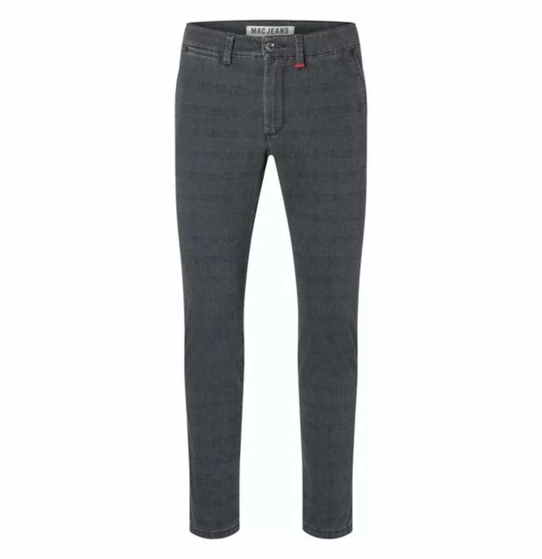 MAC 5-Pocket-Jeans MAC LENNOX PRINTED GABARDINE iron blue check 6365-00-068 günstig online kaufen