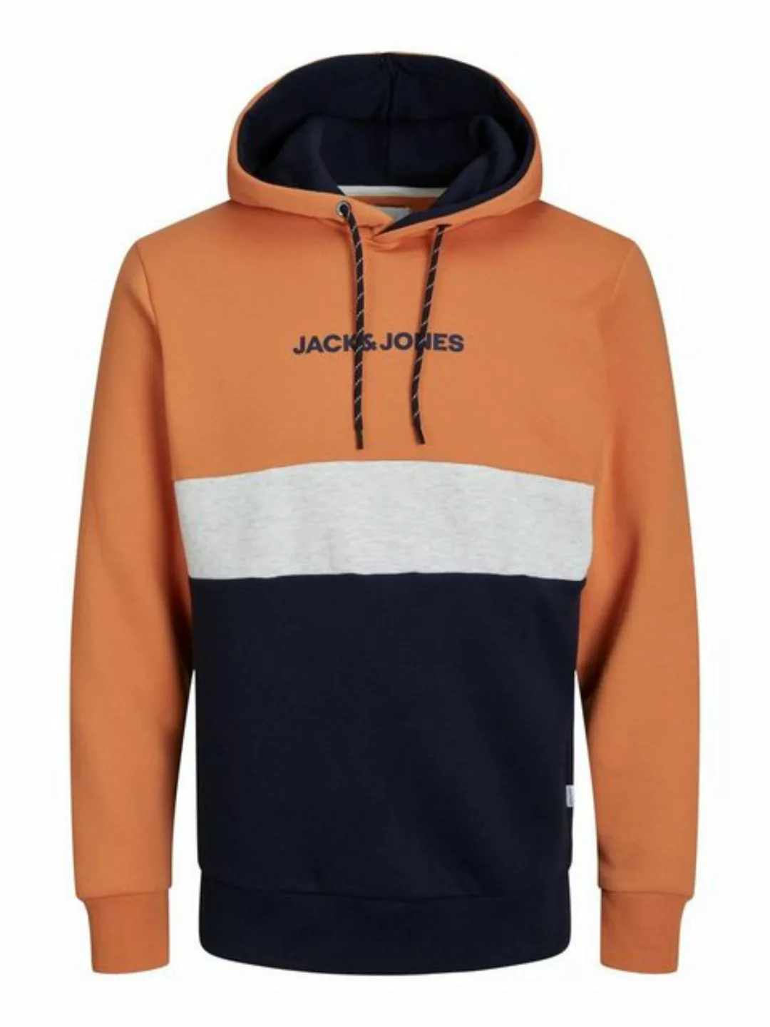 Jack & Jones Herren Hoodie Kapuzenpullover JJEREID BLOCKING - Regular Fit günstig online kaufen