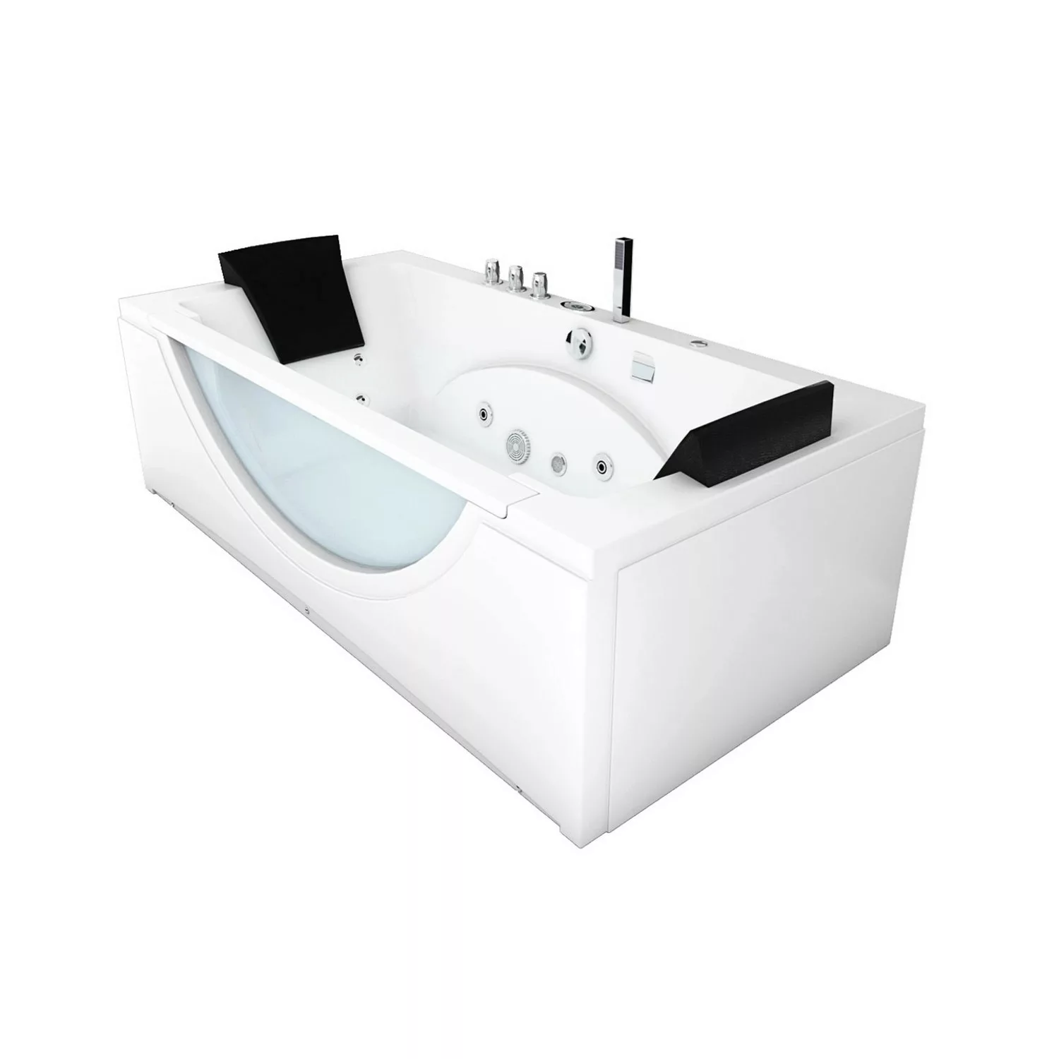 AcquaVapore Whirlpool Pool Badewanne Eckwanne Wanne W81R-A-SC 90x180 mit Ra günstig online kaufen