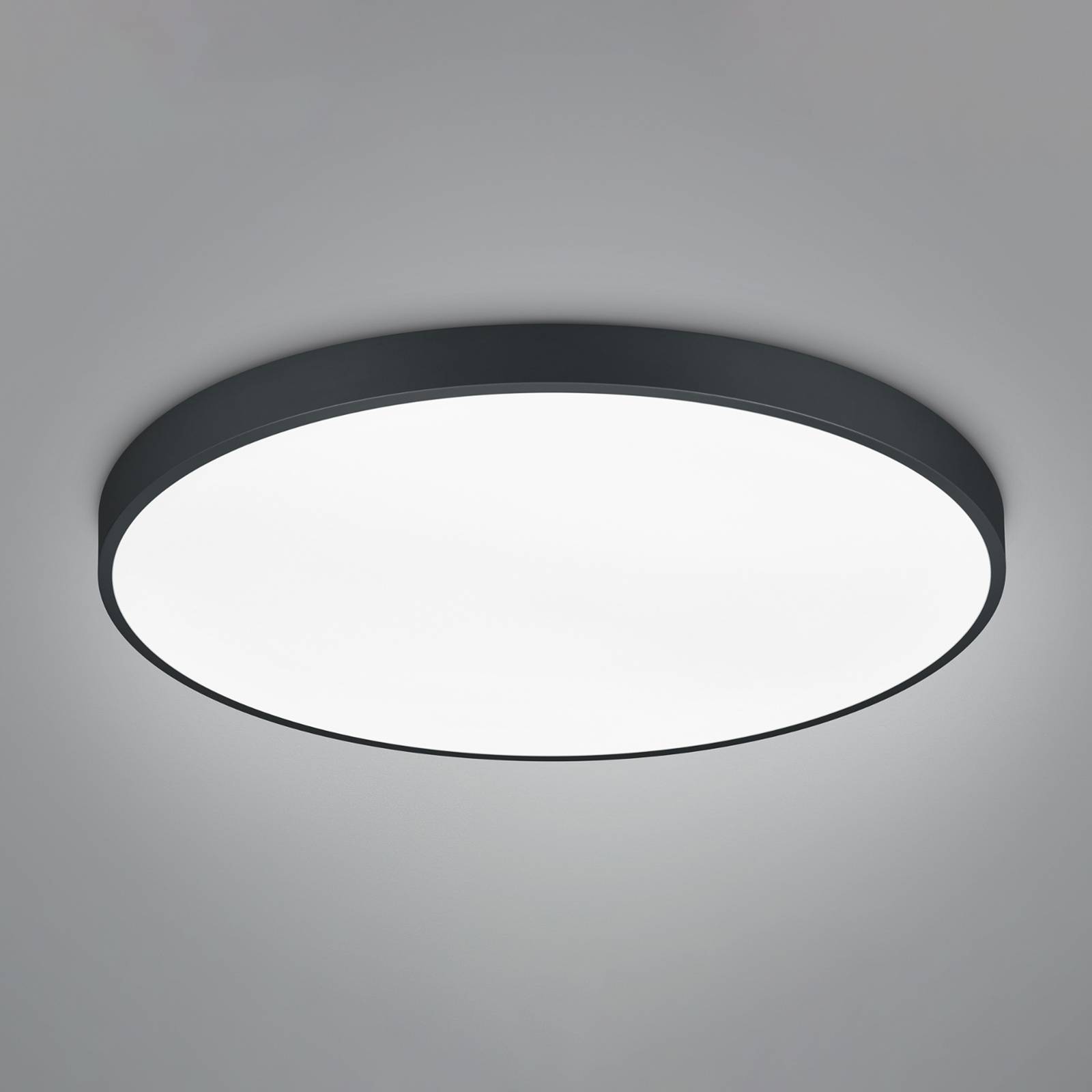 LED-Deckenlampe Waco, CCT, Ø 75 cm, schwarz matt günstig online kaufen