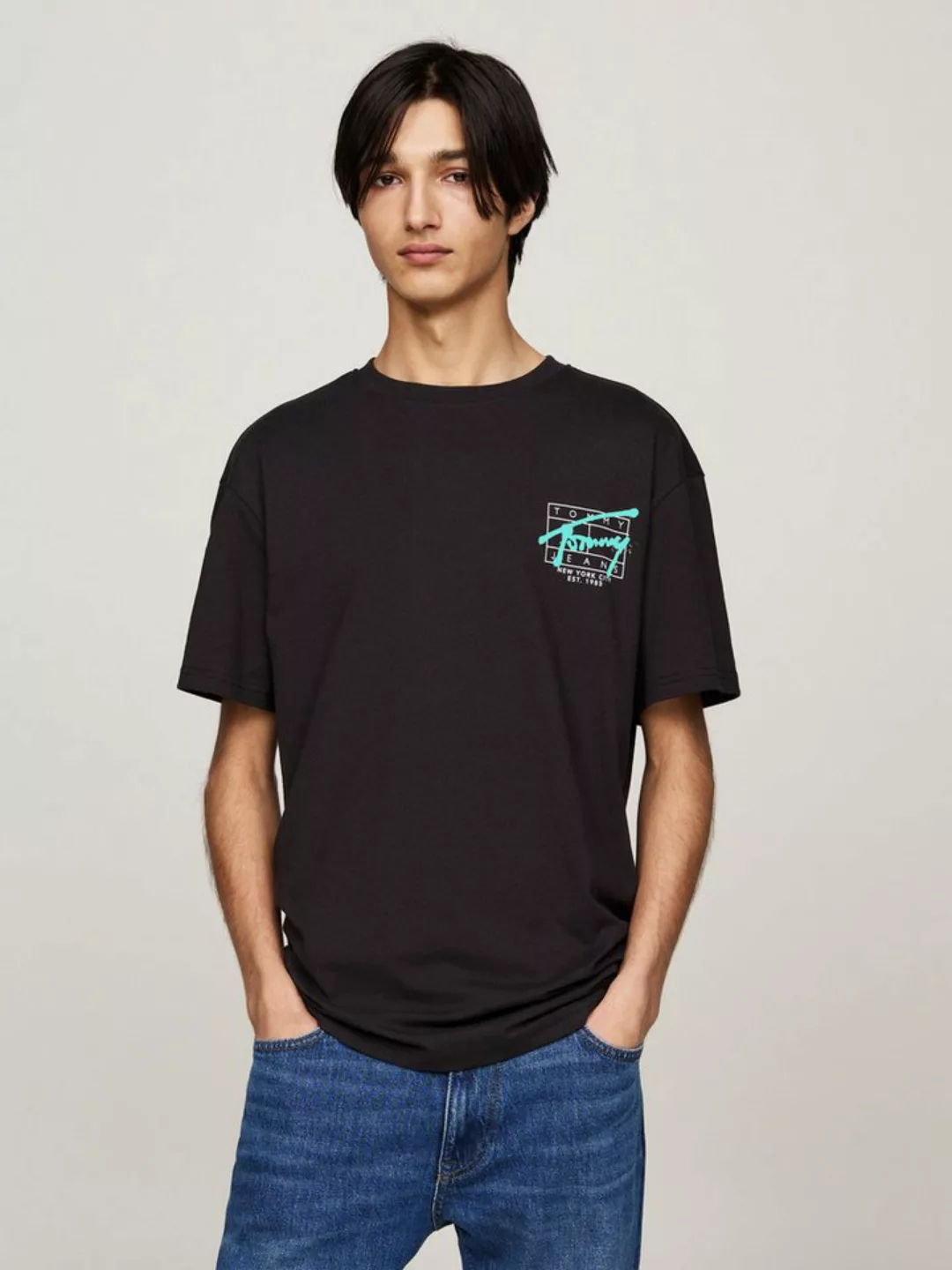 Tommy Jeans Plus T-Shirt TJM REG SPRAY TEE SS EXT Große Größen, mit großem günstig online kaufen