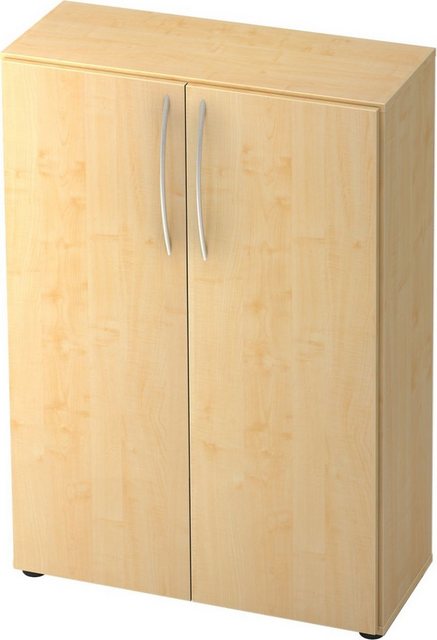 Aktenschrank Schrank Basic 3OH BxTxH 80x33x114,4cm Griff BM Ahorn/Ahorn günstig online kaufen