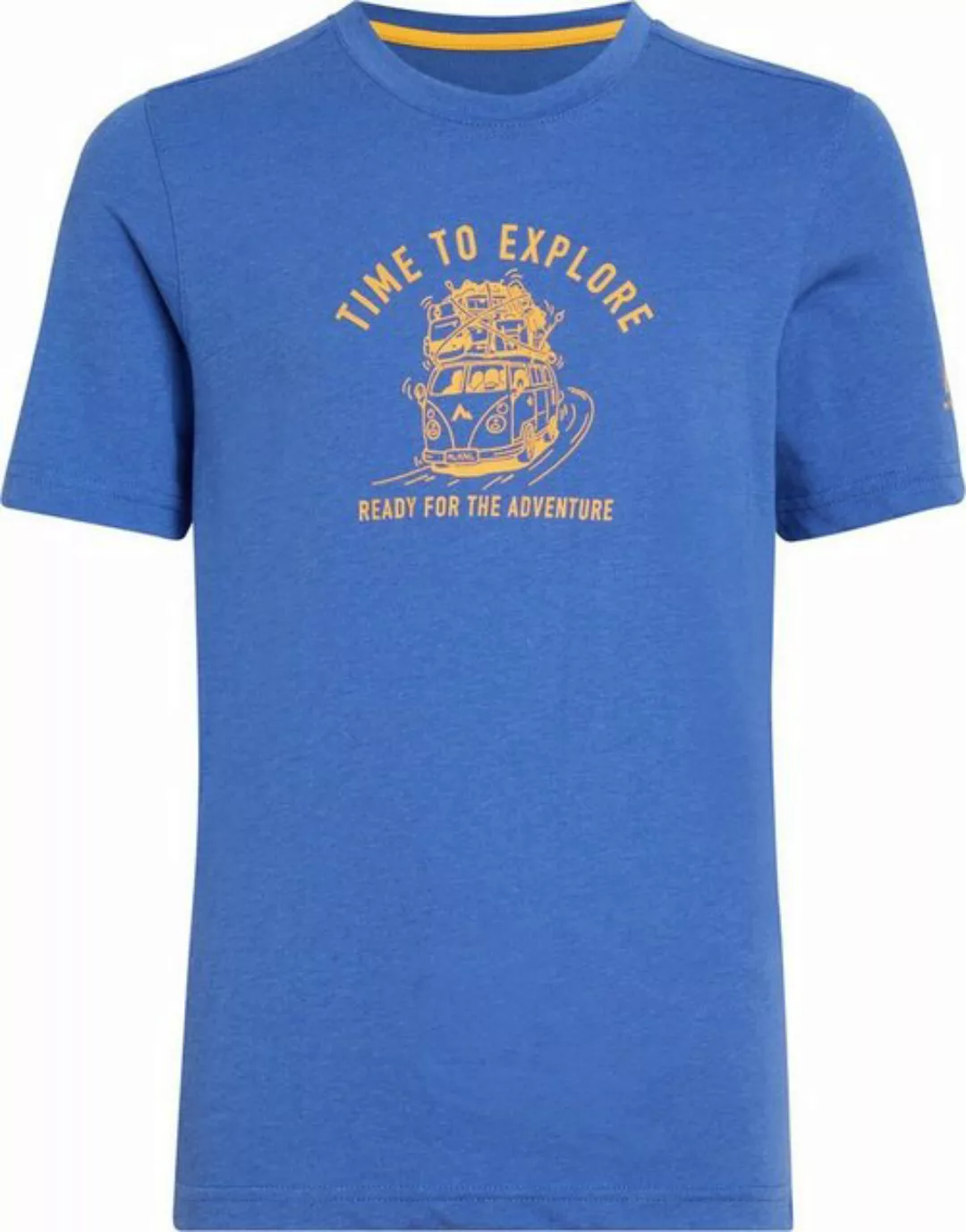 McKINLEY T-Shirt Ju.-T-Shirt Zorma III B 906 MELANGE/BLUE DARK günstig online kaufen