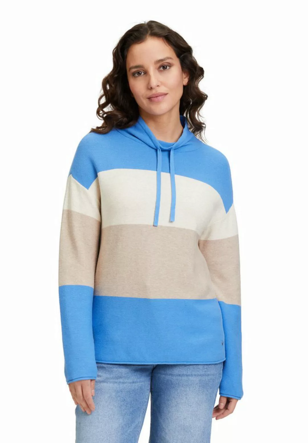 Betty&Co Strickpullover Betty & Co Strickpullover mit Color Blocking (1-tlg günstig online kaufen