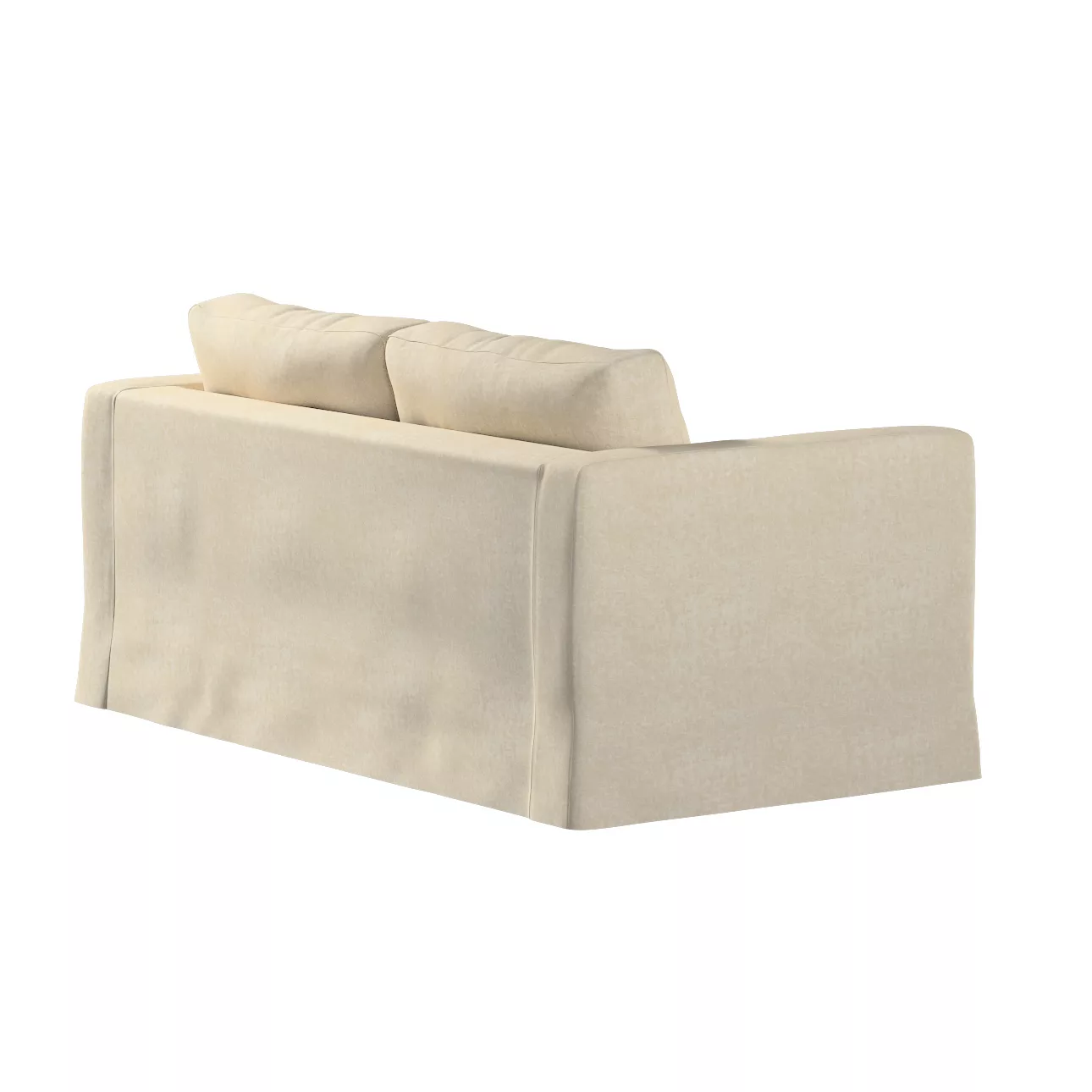 Bezug für Karlstad 2-Sitzer Sofa nicht ausklappbar, lang, grau-beige, Sofah günstig online kaufen