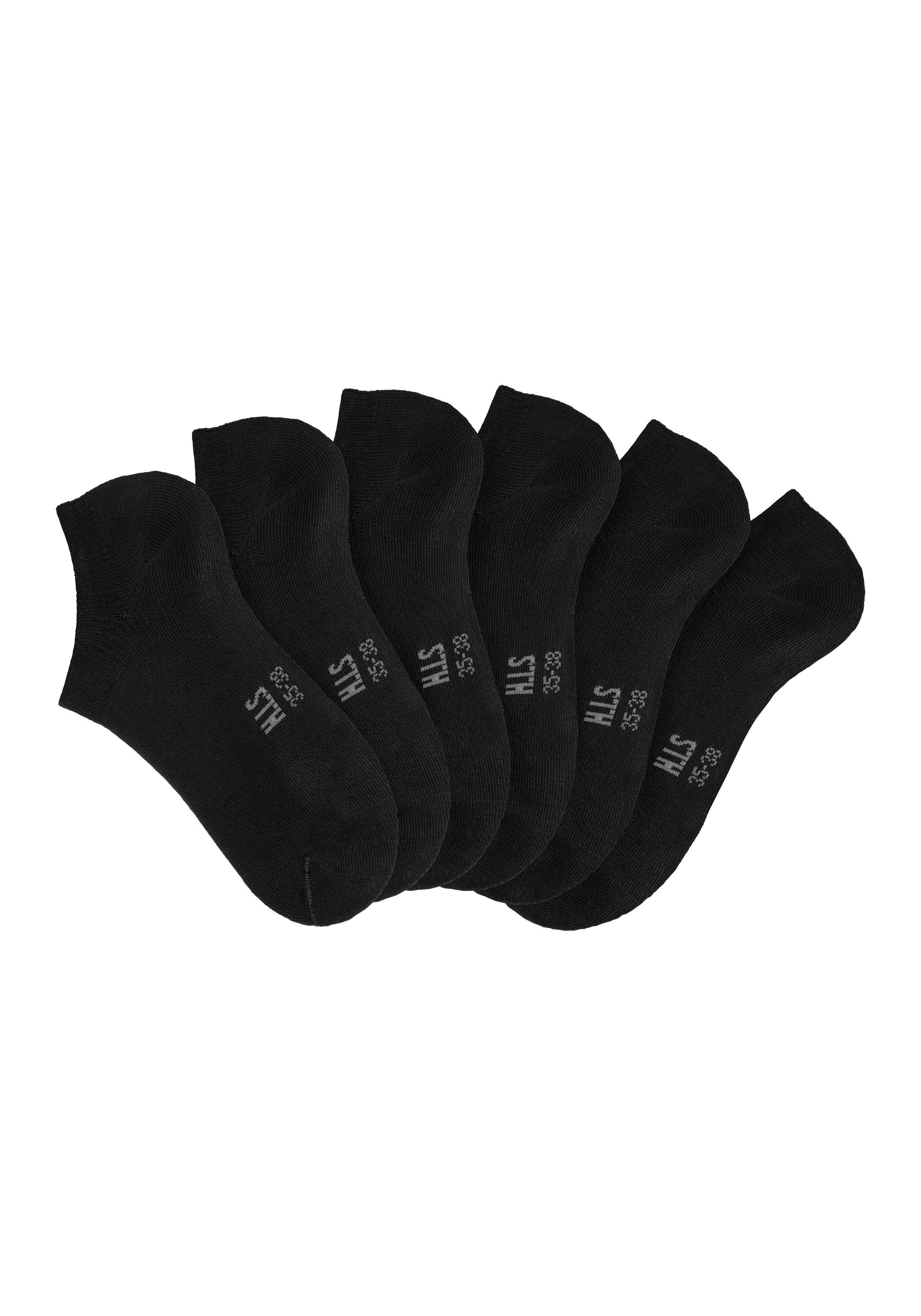 H.I.S Sneakersocken, (Packung, 6 Paar), mit besonders kurzem Schaft günstig online kaufen