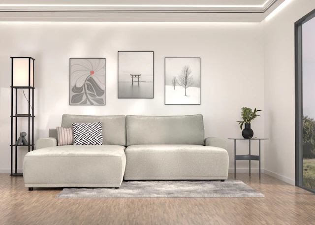 TRENDMANUFAKTUR Ecksofa "Fordon, Schlafsofa mit Bettkasten, Couch in L-Form günstig online kaufen