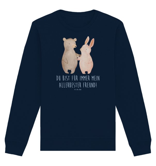 Mr. & Mrs. Panda Longpullover Größe XXL Bär und Hase Umarmen - French Navy günstig online kaufen