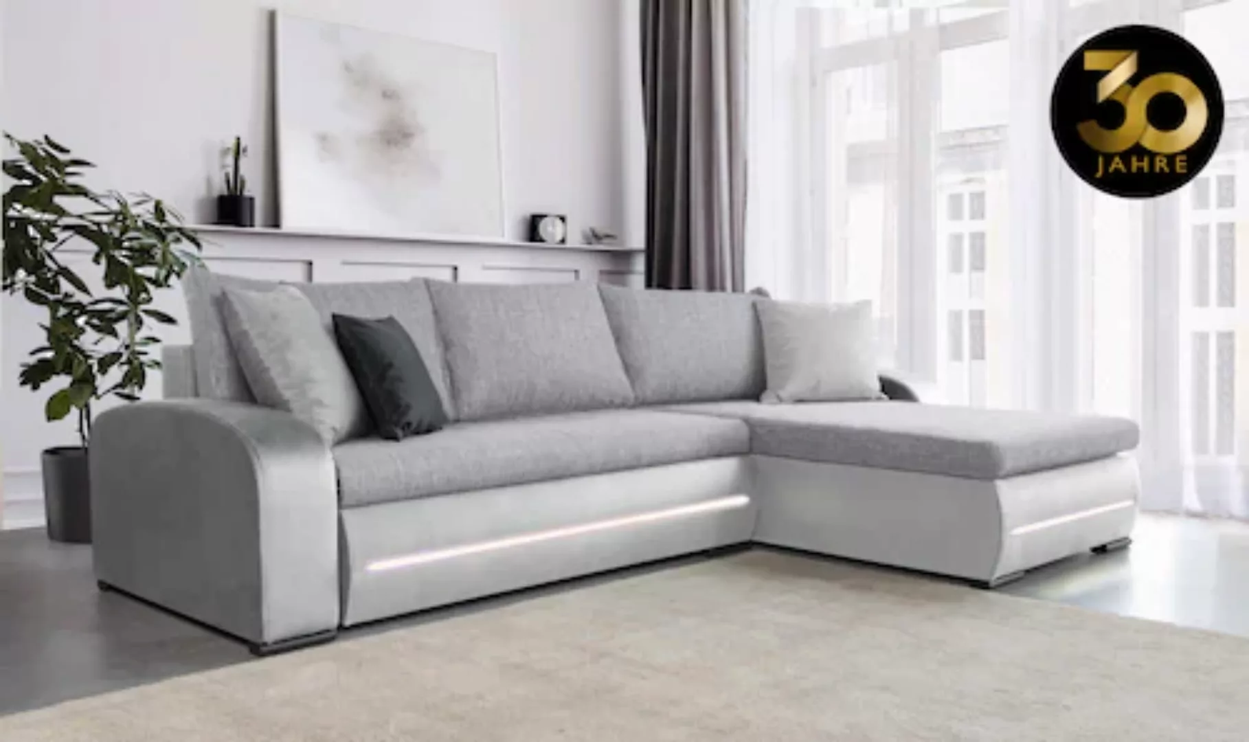 COLLECTION AB Ecksofa "Wind L-Form", inkl. Schlaffunktion und Bettkasten, f günstig online kaufen