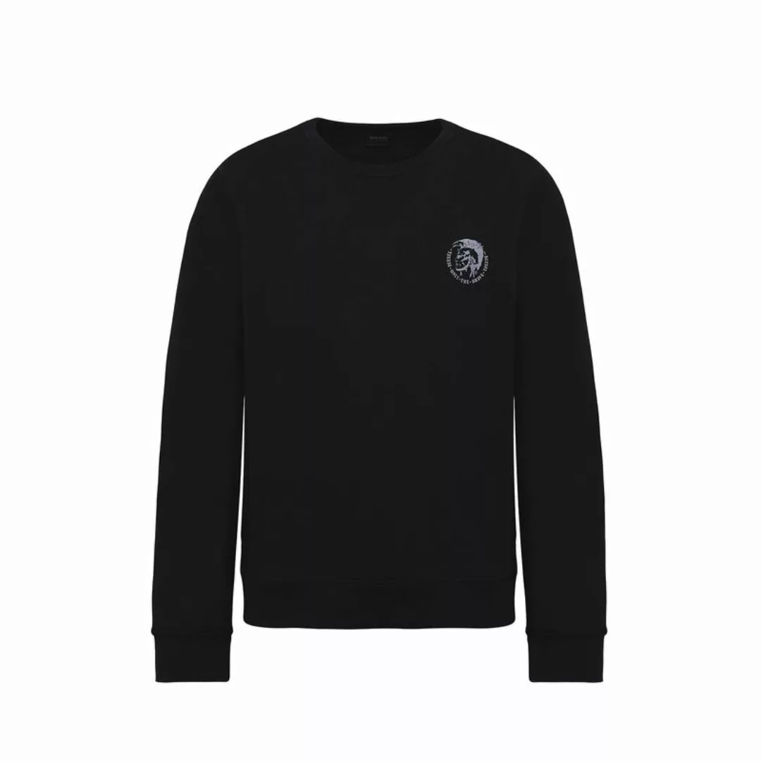 DIESEL Herren Sweatshirt - Rundhals-Sweater, Pullover, Logo Schwarz XS günstig online kaufen