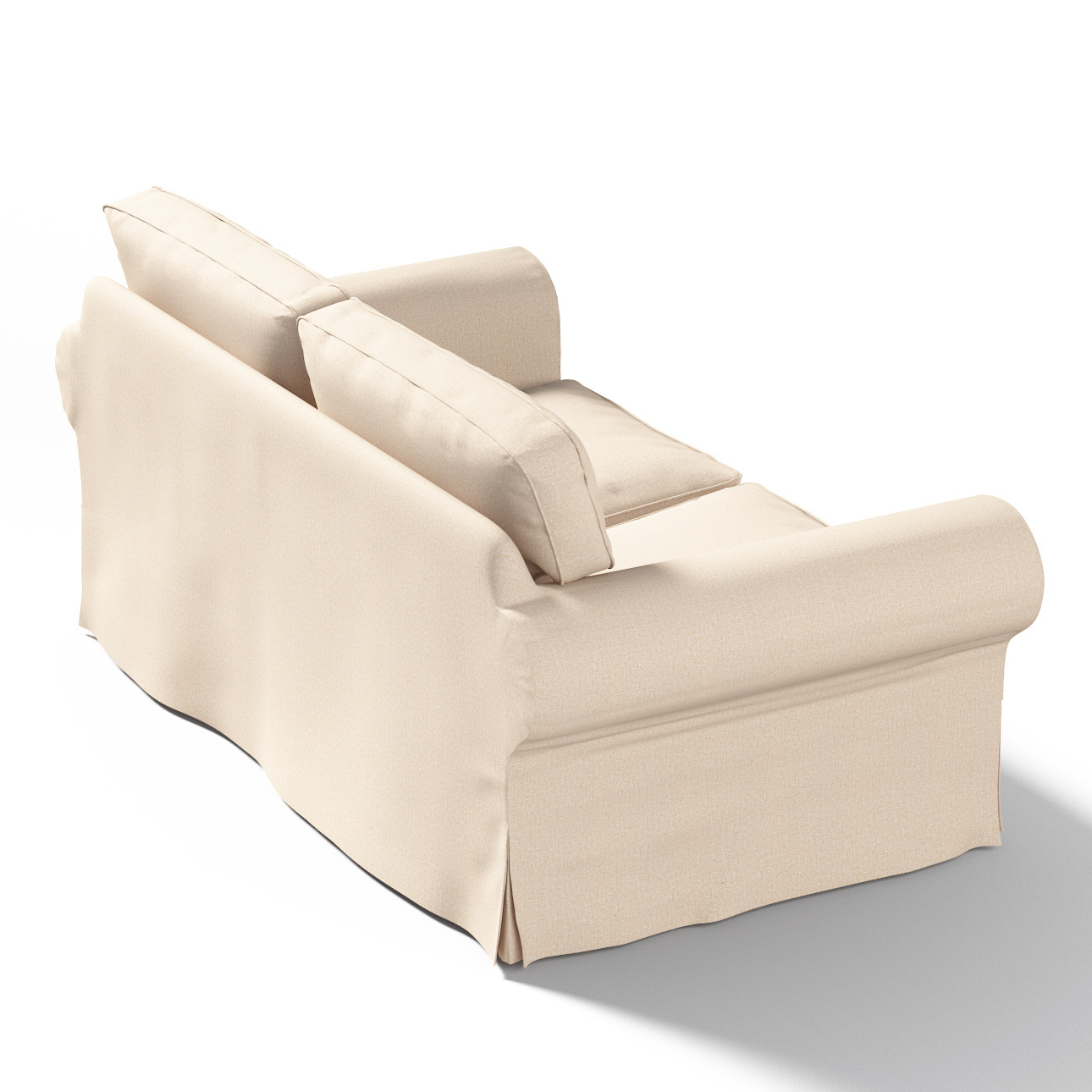 Bezug für Ektorp 2-Sitzer Sofa nicht ausklappbar, beige, Sofabezug für  Ekt günstig online kaufen