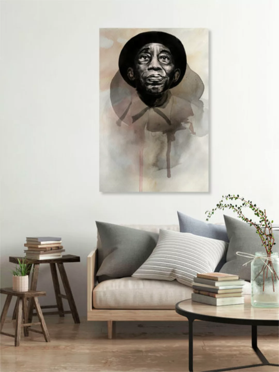 Poster / Leinwandbild - Mississipi John Hurt günstig online kaufen