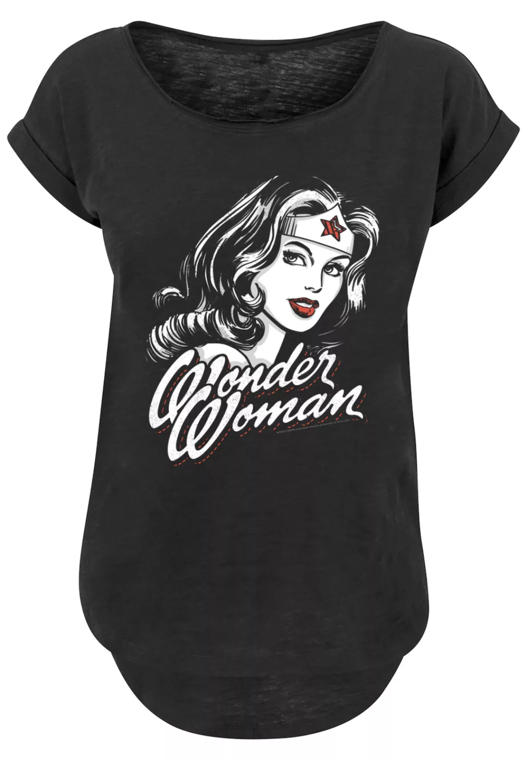 F4NT4STIC T-Shirt "DC Comics Wonder Woman Hint Of Red", Print günstig online kaufen