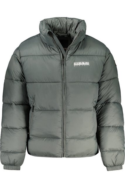 Napapijri Outdoorjacke Grüne Herrenjacke mit Reißverschluss aus recyceltem günstig online kaufen