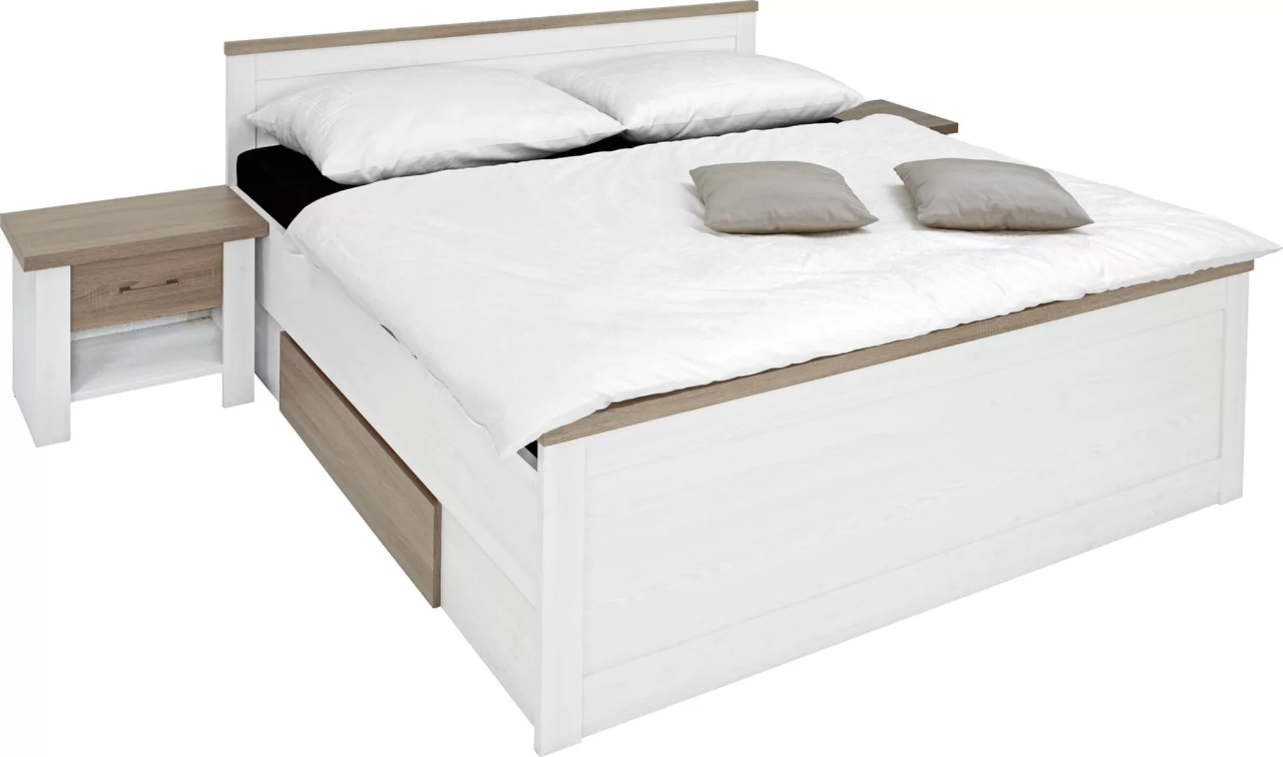Pol-Power Bettgestell Bettanlage Doppelbett Bett Gästebett 180x200 cm inkl. günstig online kaufen