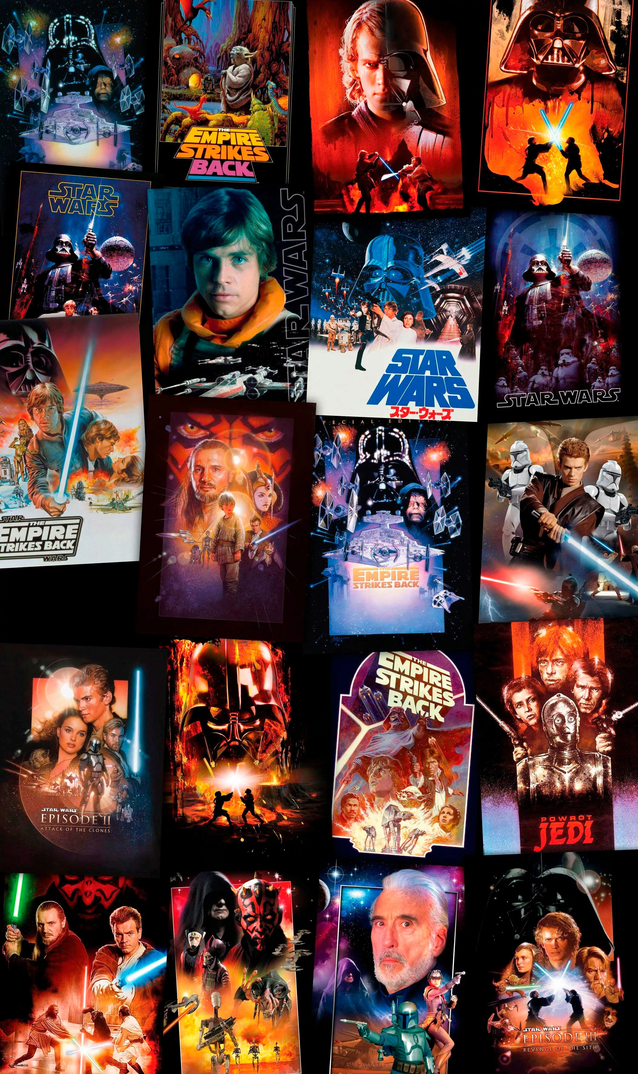 Komar Vliestapete »Digitaldruck Vlies - Star Wars Posters Collage - Größe 1 günstig online kaufen