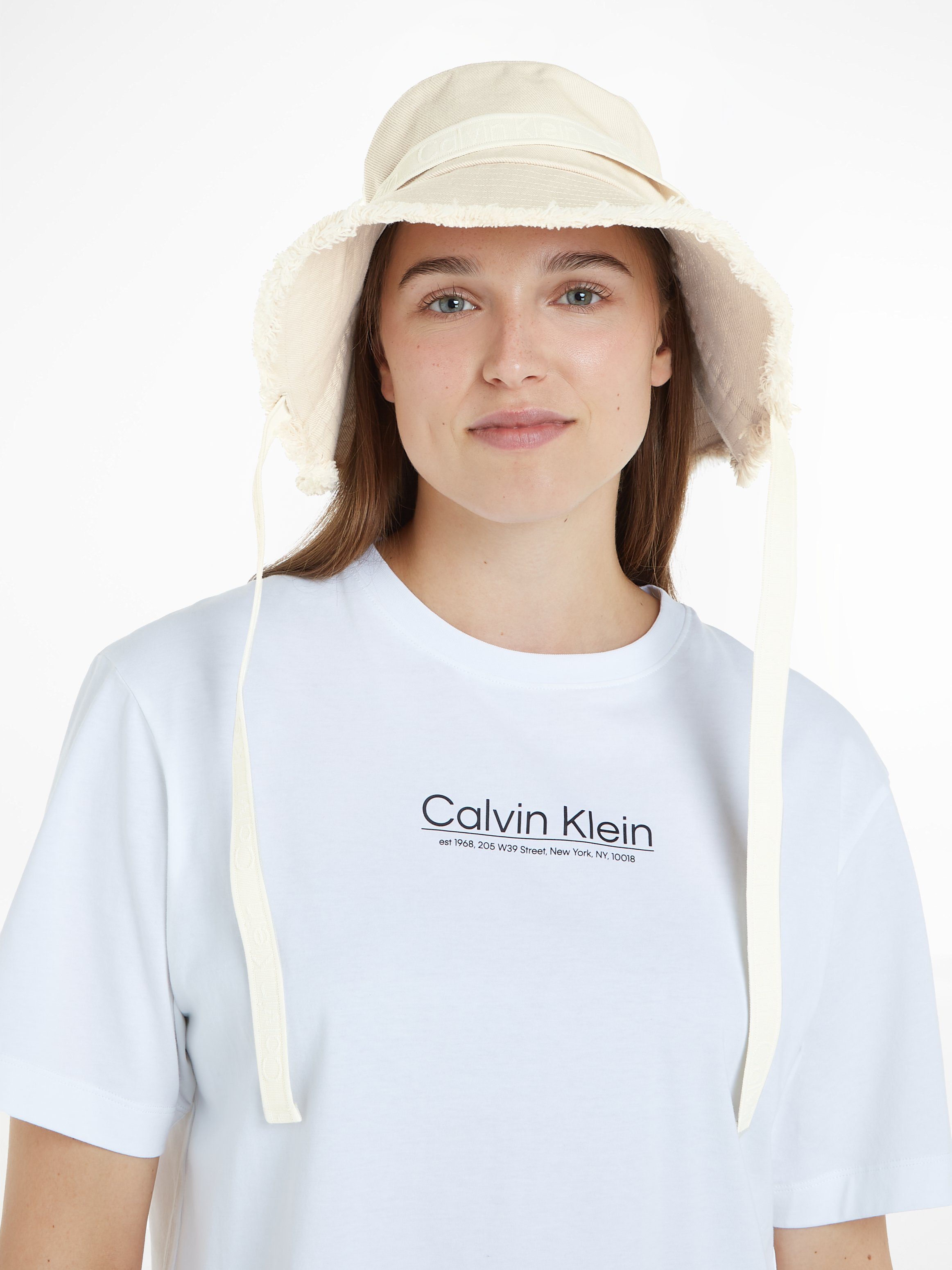 Calvin Klein Schlapphut LOGO STRAP WIDE günstig online kaufen