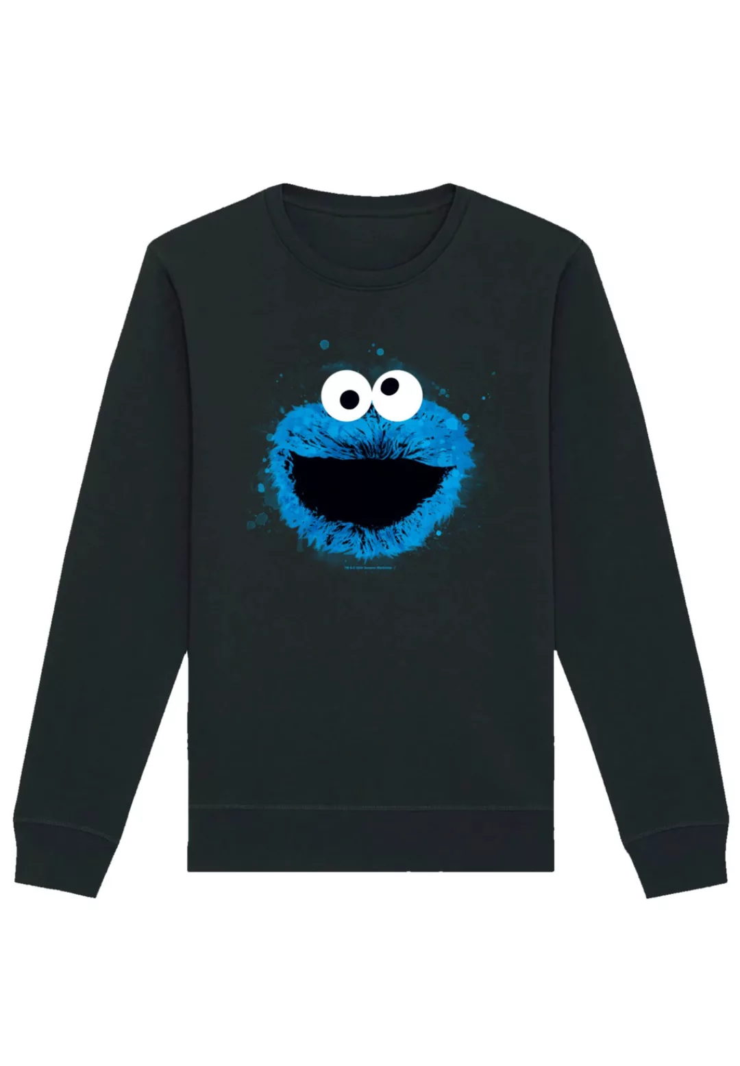 F4NT4STIC Sweatshirt "Sesamstraße Cookie Monster Watercolor", Premium Quali günstig online kaufen