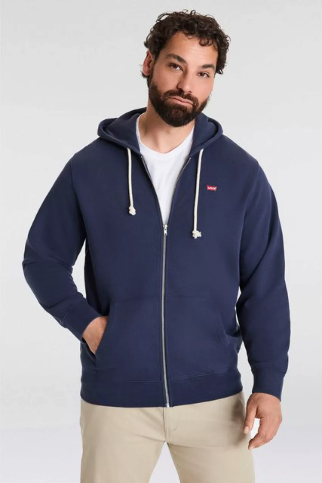 Levi's® Plus Kapuzensweatshirt mit dezentem Levi's® Batwing Logo günstig online kaufen