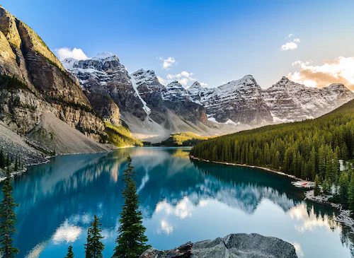 Papermoon Fototapete »Moraine Lake Rocky Mountains« günstig online kaufen