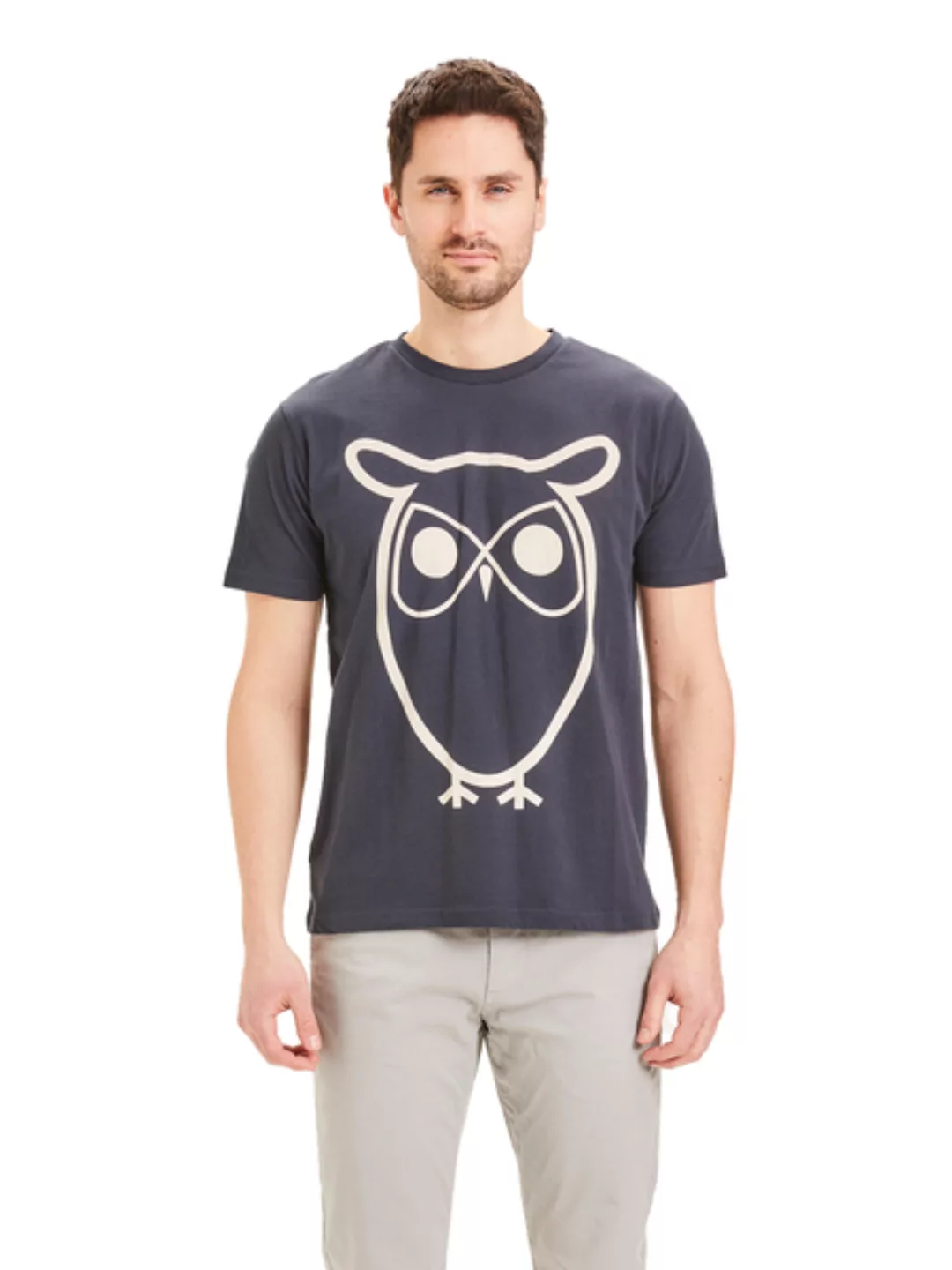 T-shirt - Alder Basic Owl Tee - Aus Bio-baumwolle günstig online kaufen