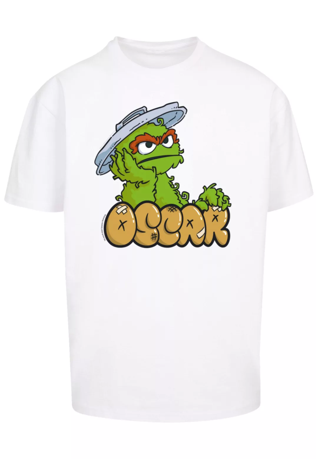 F4NT4STIC T-Shirt "Sesamstraße Oscar Annoyed", Premium Qualität, Weihnachts günstig online kaufen