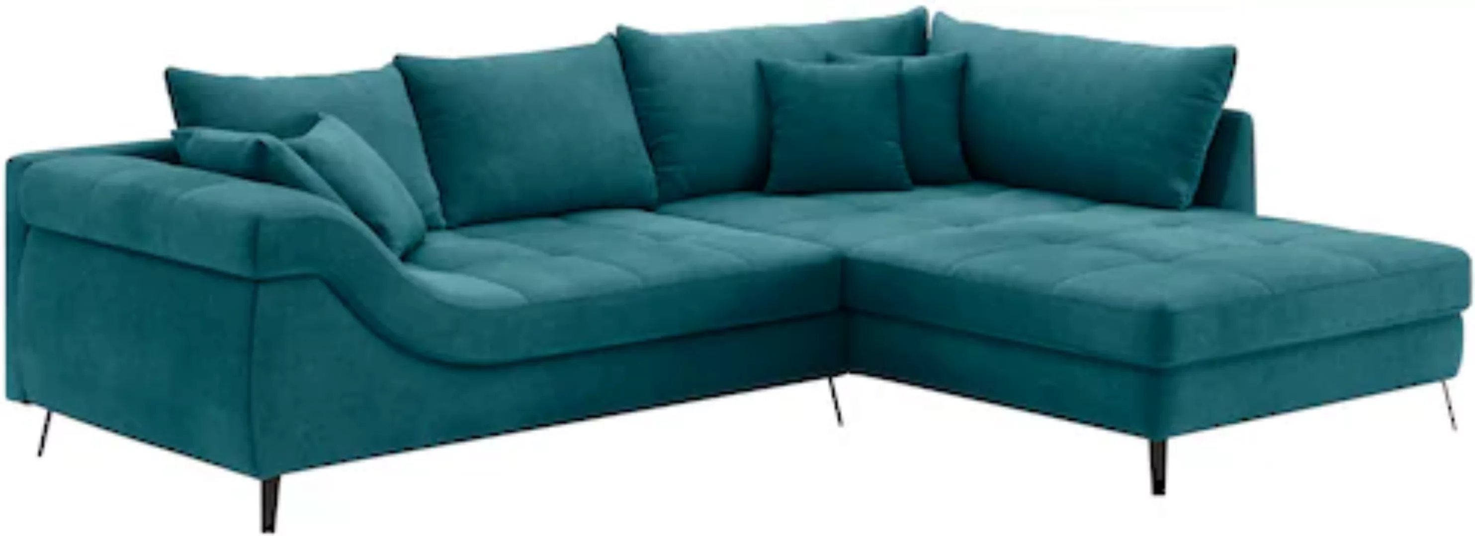 Mr. Couch Ecksofa »Portofino, L-Form«, Mit Kaltschaumpolsterung, bis 140 kg günstig online kaufen