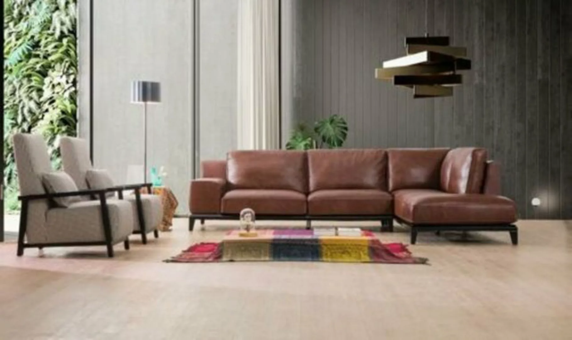 JVmoebel Ecksofa Sofa L-Form Eck Sofas Wohnlandschaft Couch Sitz Polster Ec günstig online kaufen
