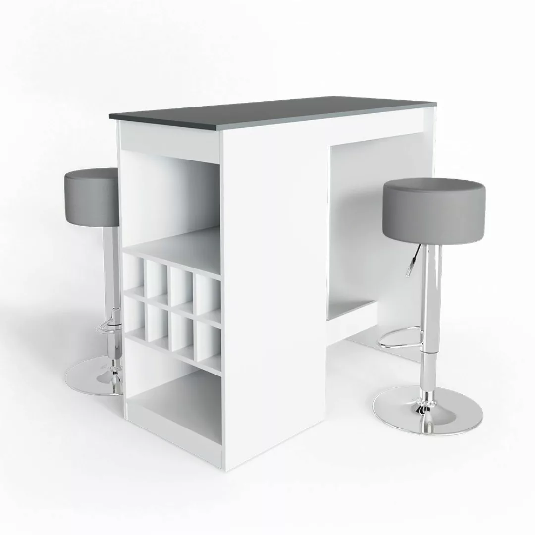 Vicco Bartisch Ross, Weiß/Anthrazit, 115 x günstig online kaufen