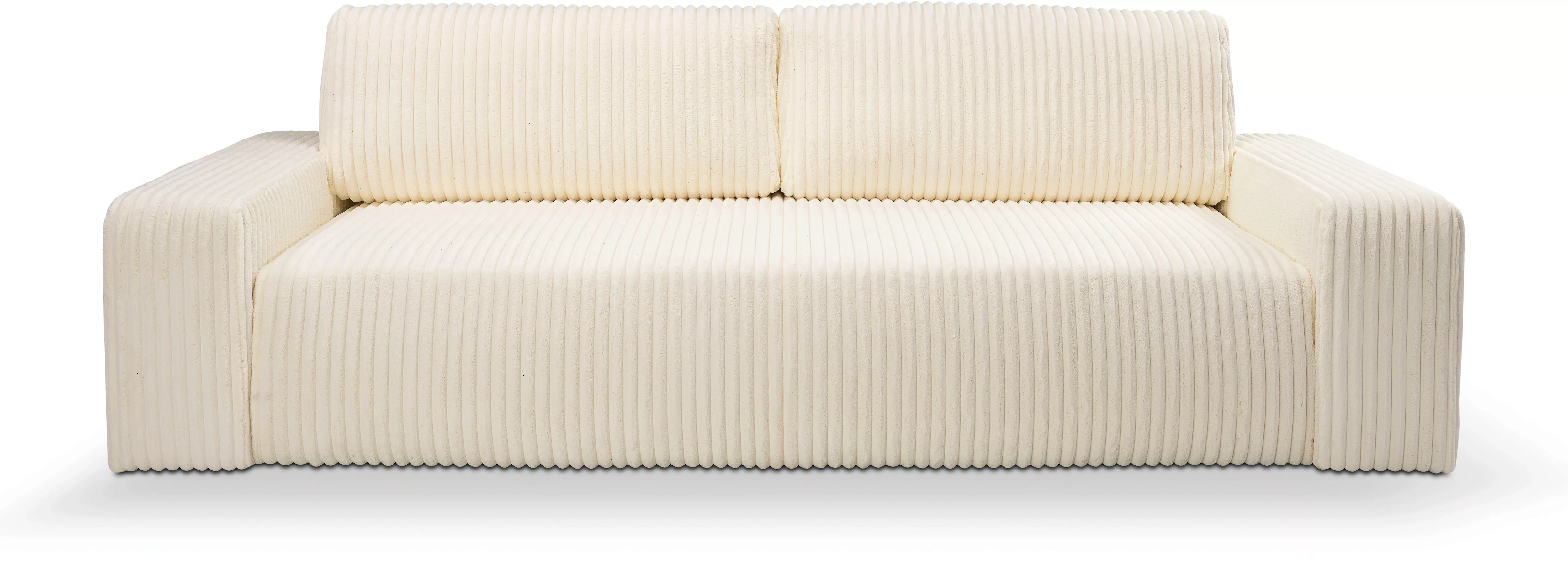 WERK2 Schlafsofa "Hugo", Design 2-Sitzer Sofa in Cord mit Schlaffunktion & günstig online kaufen