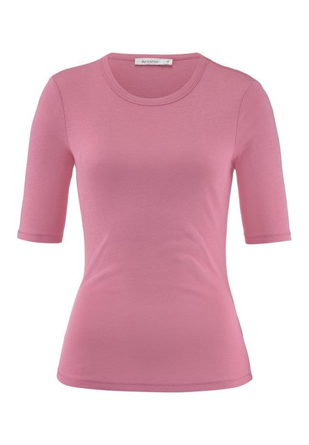 Hessnatur T-Shirt Softrib Kurzarm Slim aus Bio-Baumwolle und TENCEL™ (1-tlg günstig online kaufen