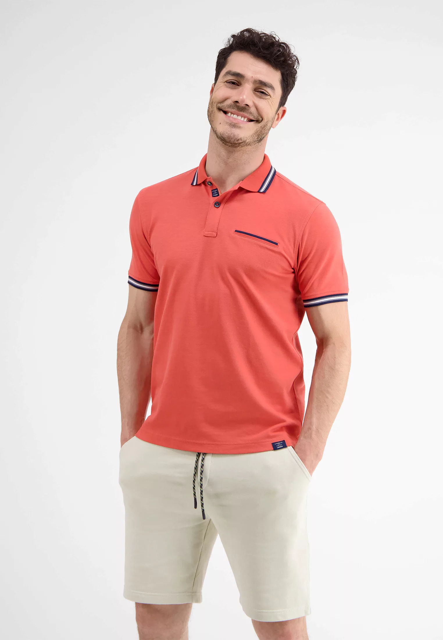 LERROS Poloshirt "LERROS Poloshirt in Struktur-Piqué" günstig online kaufen