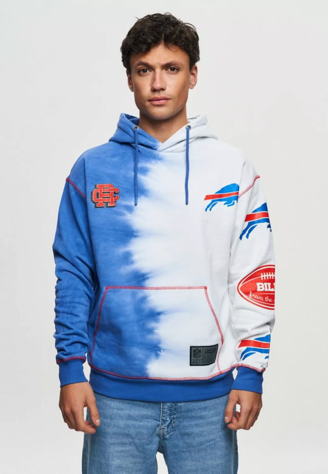 Recovered Hoodie NFL Bills Ink Dye Effect On günstig online kaufen