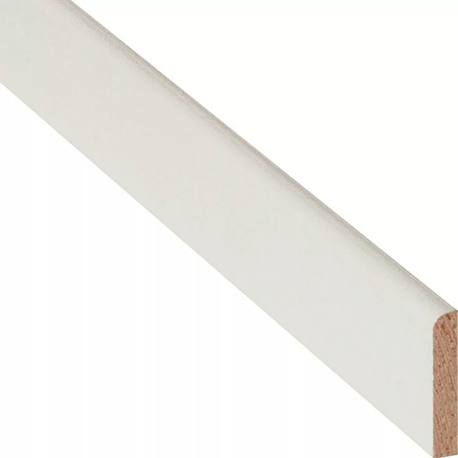Tischkantenleiste Weiß lackiert 5 mm x 30 mm Länge 900 mm günstig online kaufen