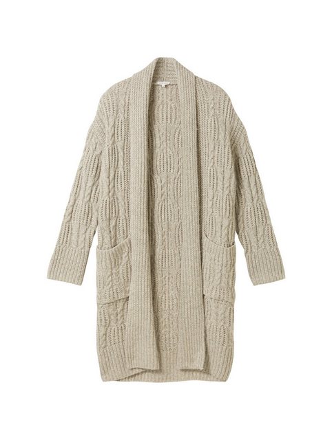 TOM TAILOR Cardigan Langer Cardigan mit recycelter Wolle günstig online kaufen