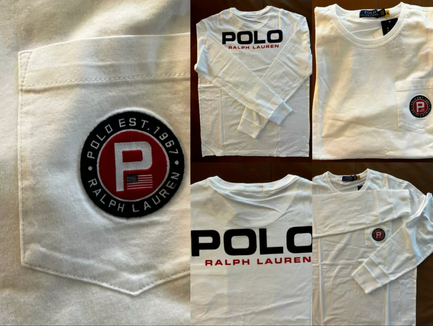Ralph Lauren T-Shirt POLO RALPH LAUREN LS Pocket Logo T-Shirt Shirt Jersey günstig online kaufen