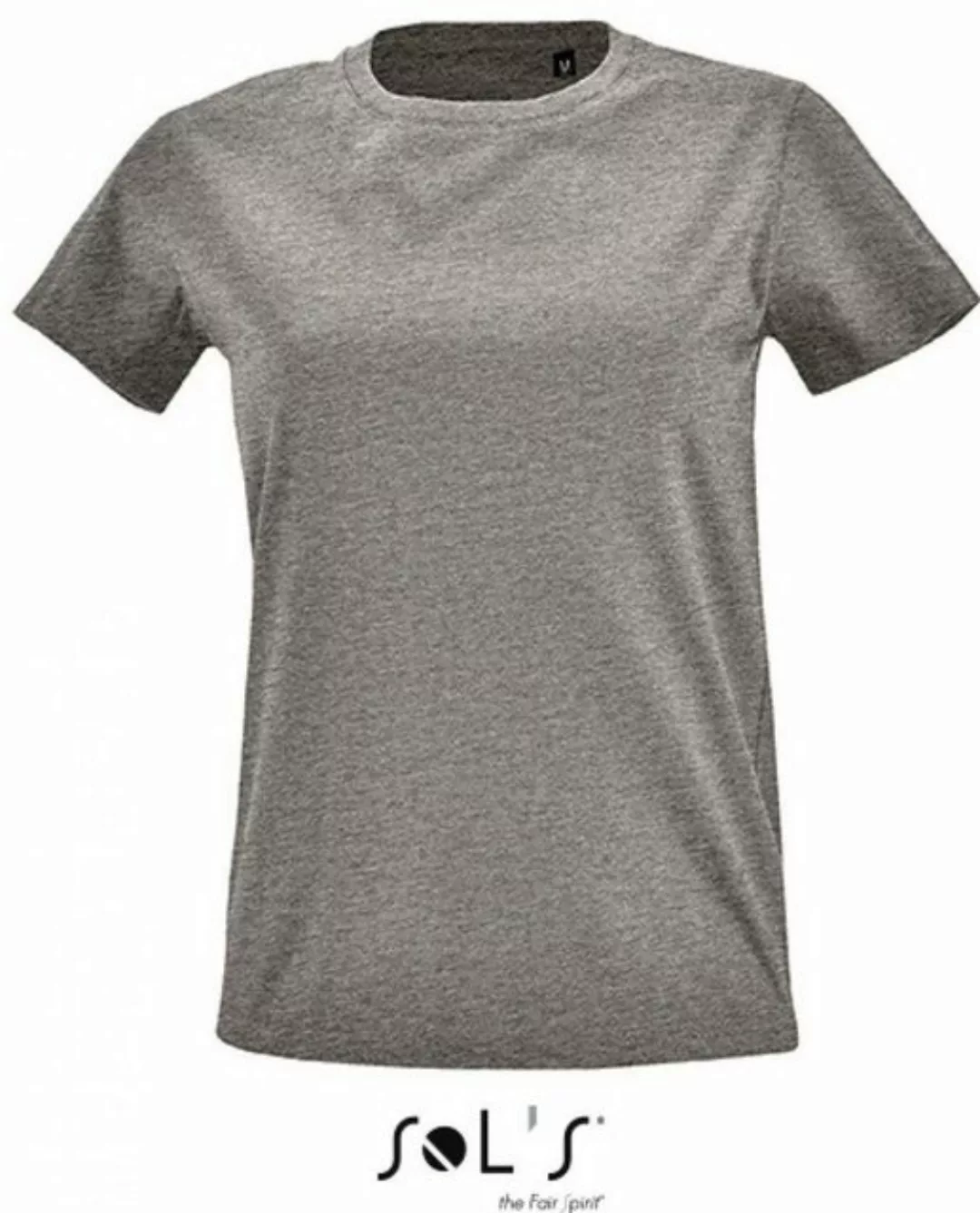 SOLS Rundhalsshirt Damen Round Neck Fitted T-Shirt Imperial günstig online kaufen