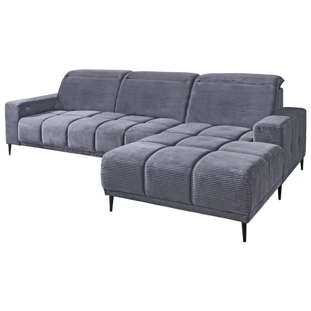 Schlafsofa Lozan schwarz B/H/T/L: ca. 230x49x86x84 cm günstig online kaufen