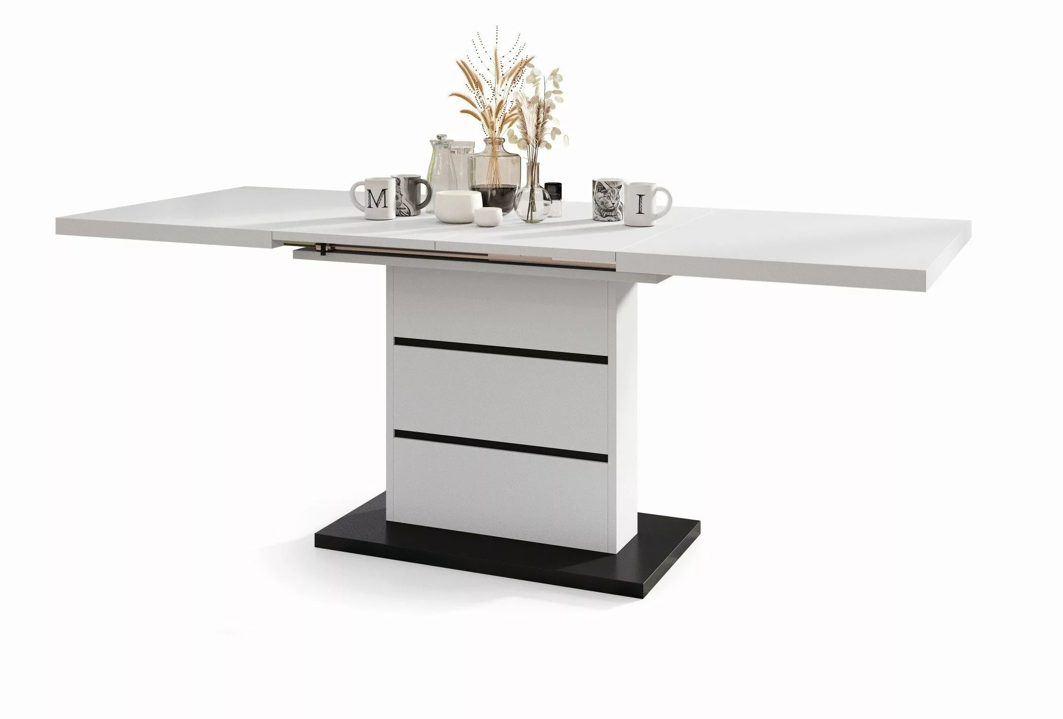 Mazzoni Esstisch Design Piano Tisch Weiß günstig online kaufen