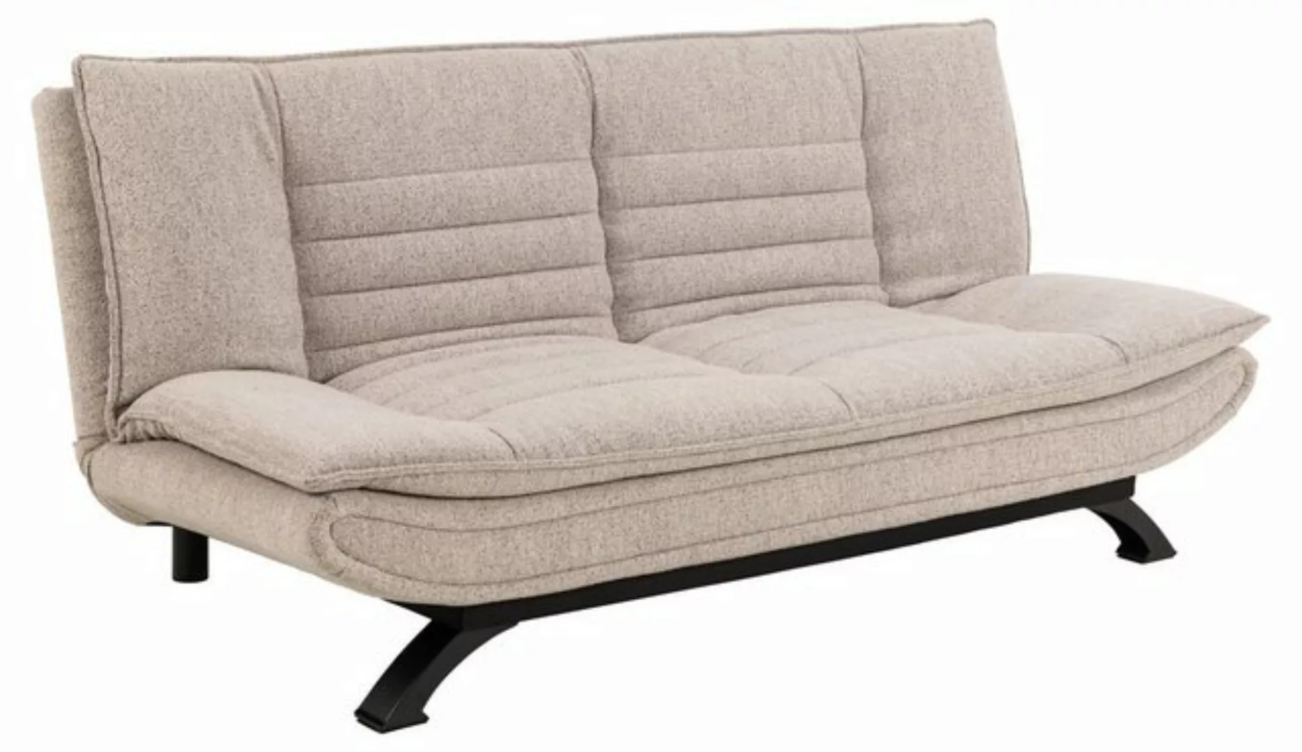 freiraum Schlafsofa Faith, in Beige, Stoff, Stahl - 196x91x98cm (BxHxT) günstig online kaufen