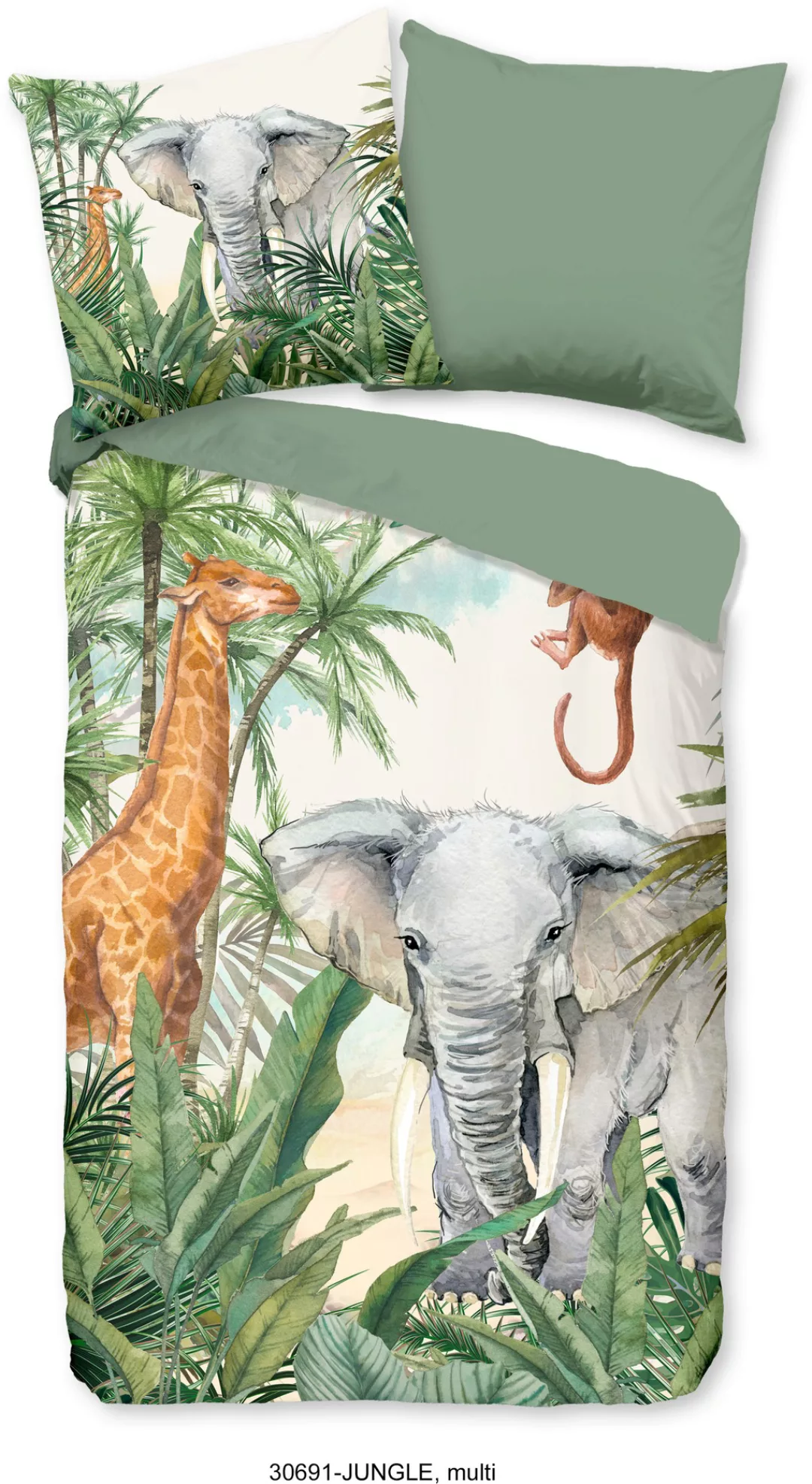 good morning Kinderbettwäsche »Jungles«, 100% Baumwolle günstig online kaufen