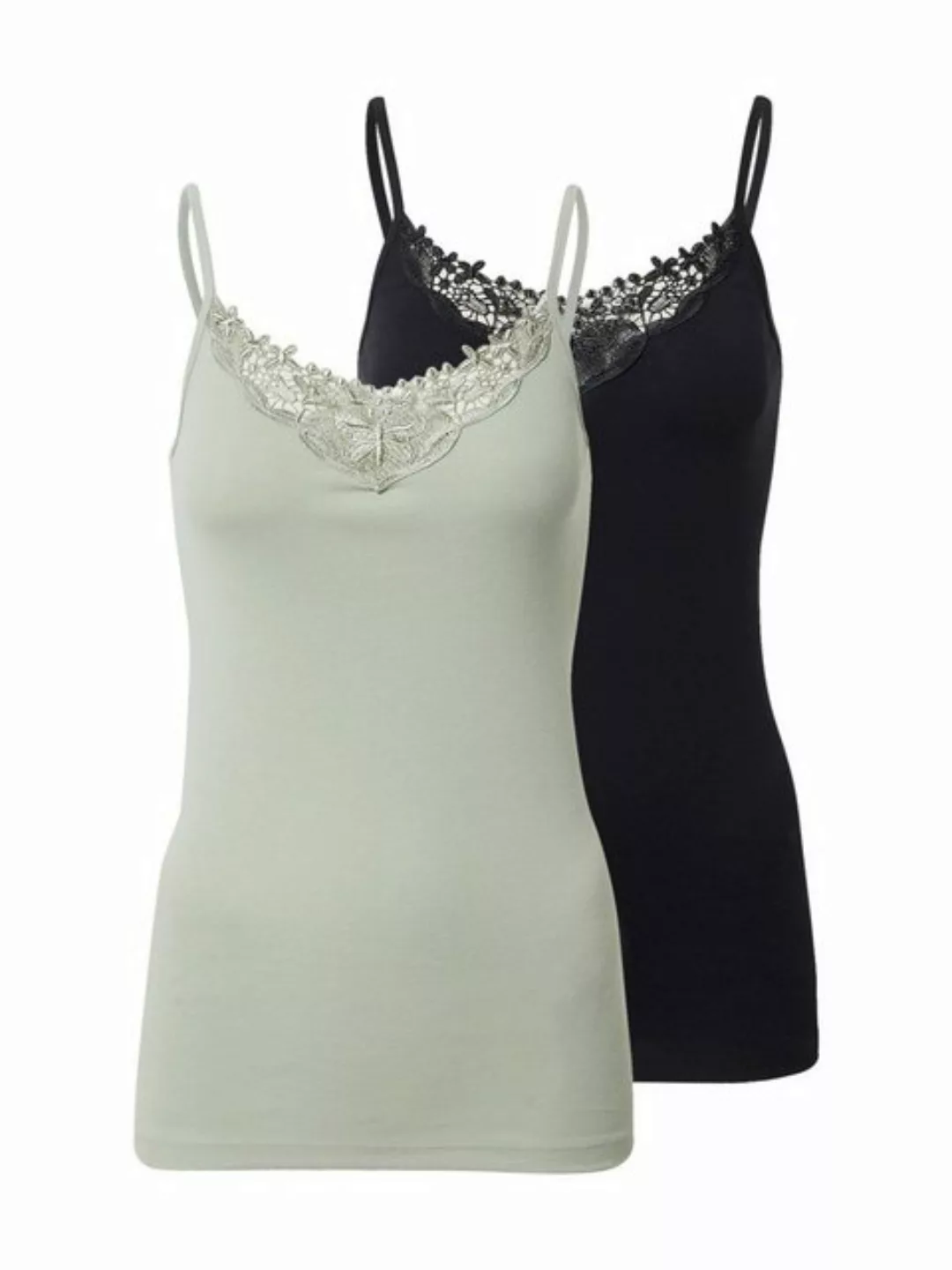 ONLY Spitzentop "ONLKIRA LACE SINGLET 2PACK NOOS", (2er-Pack) günstig online kaufen