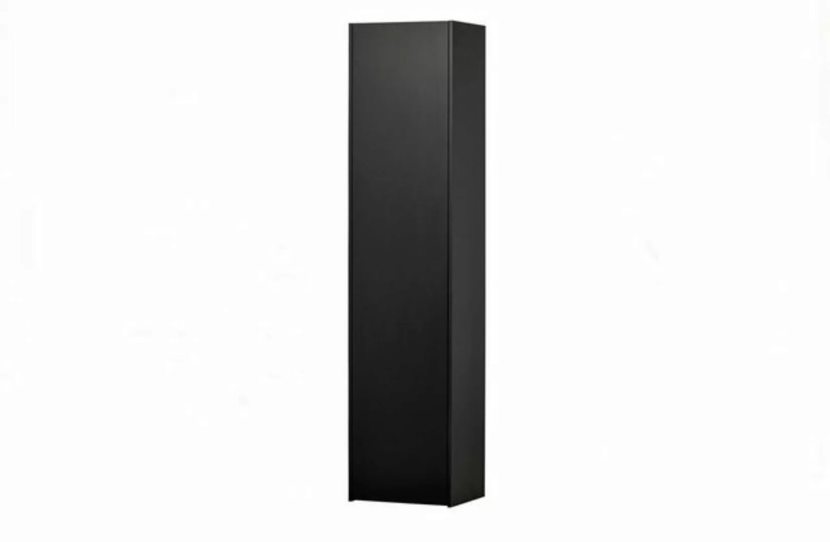 WOOOD Hochschrank Schrank Teun - Kiefer Deep Black günstig online kaufen