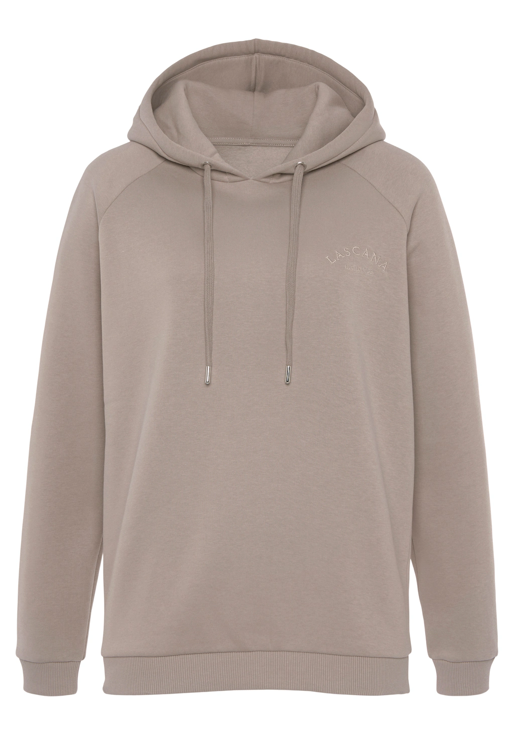 LASCANA Kapuzensweatshirt, mit Logostickerei, Loungewear günstig online kaufen