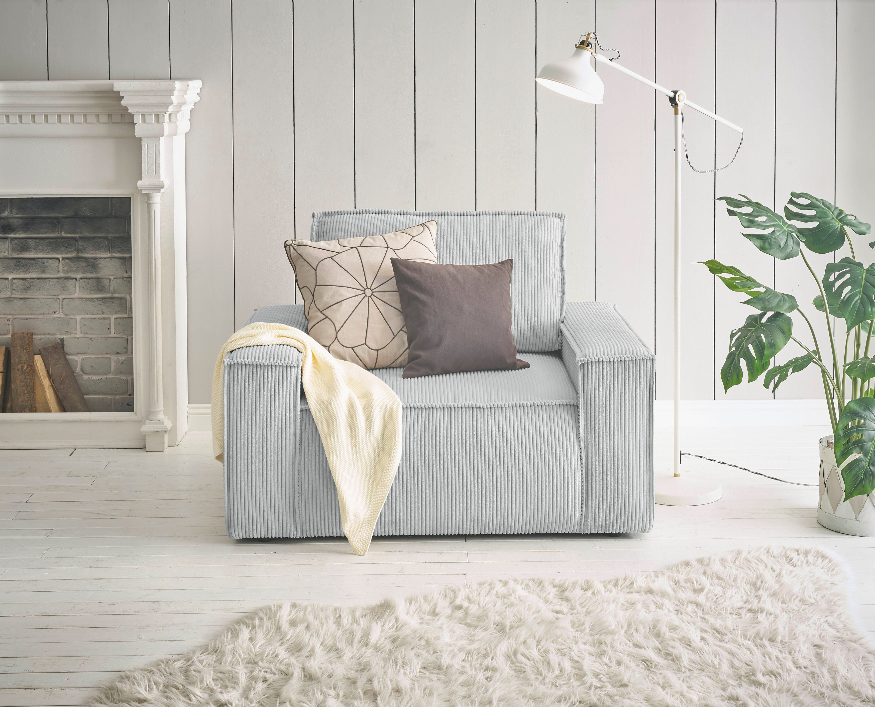 Home affaire Sessel "SHERWOOD, Love-Seat in 3 Stoffarten verfügbar", passen günstig online kaufen