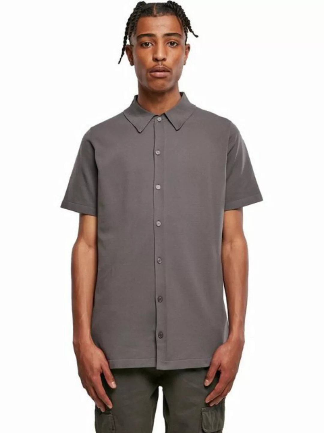 Urban Classics Herren Freizeithemd KNITTED - Regular Fit günstig online kaufen