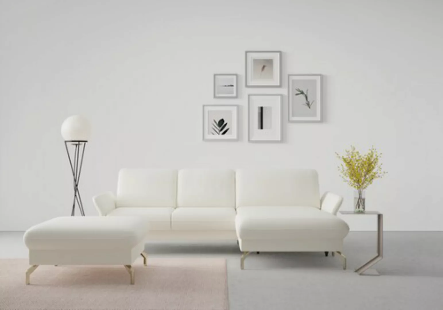 sit&more Ecksofa »Fashion L-Form«, wahlweise mit Kopfteilverstellung, Vorzi günstig online kaufen