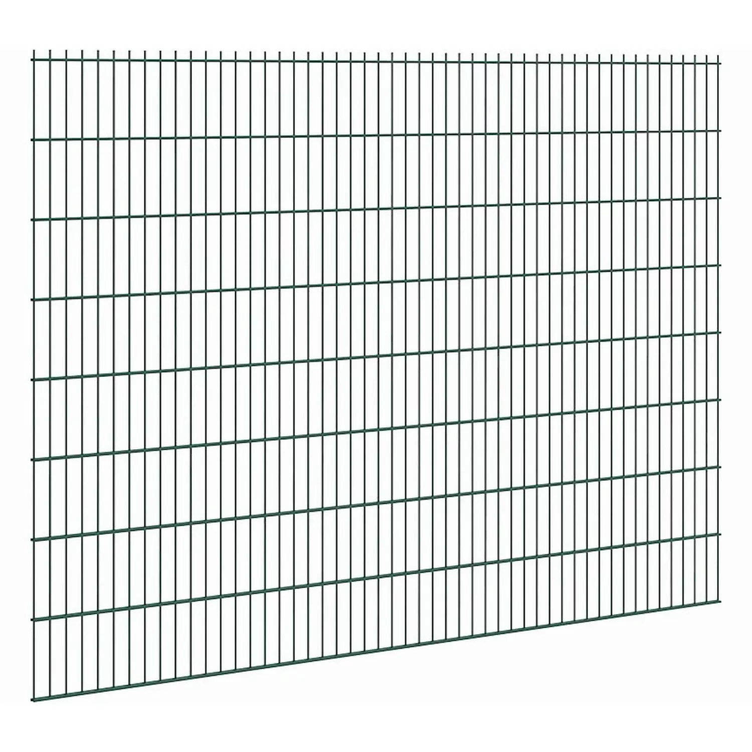 Doppelstabmattenzaun Stärke 8/6/8 Grün 163 x 251 cm günstig online kaufen