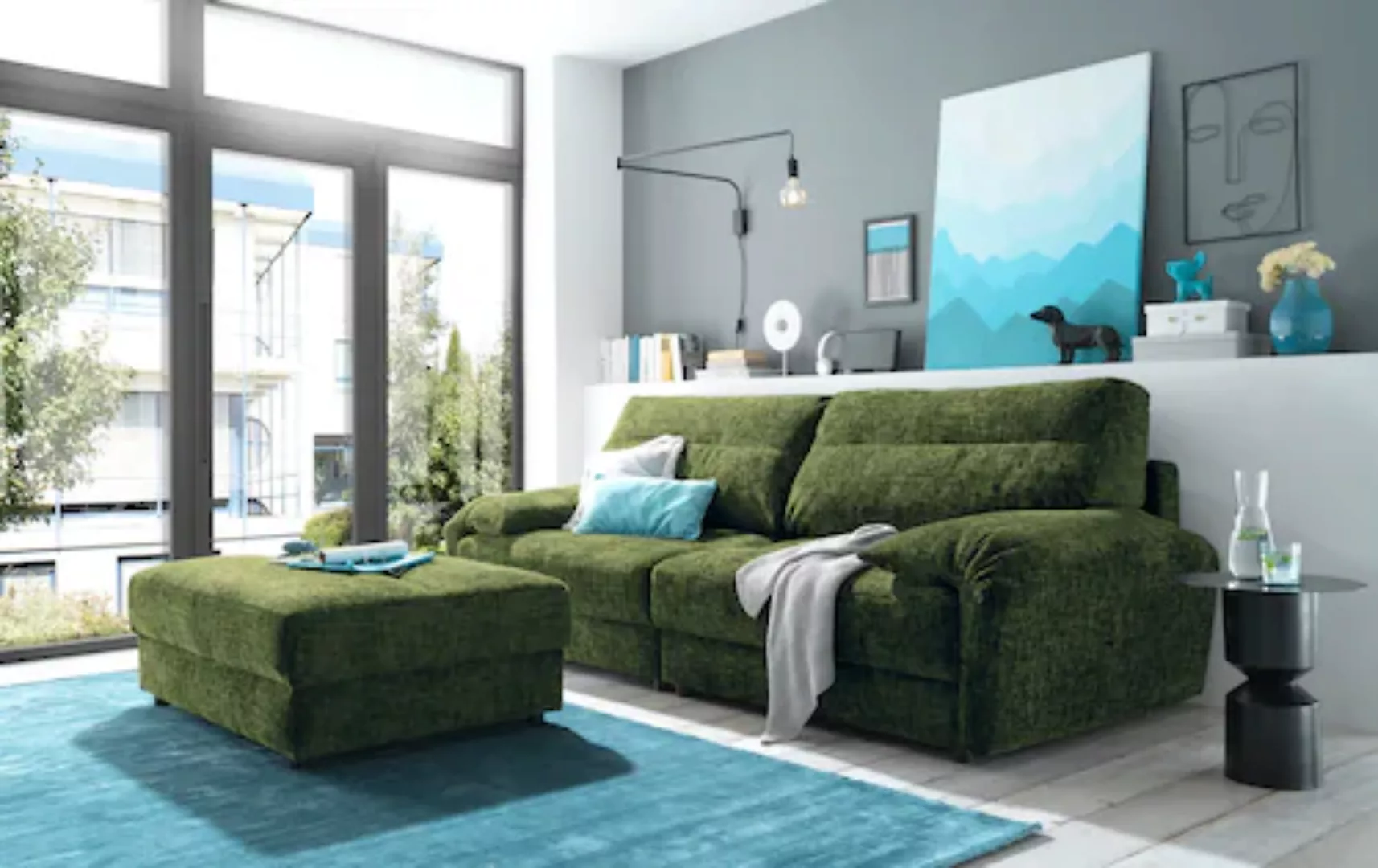 ED EXCITING DESIGN Ecksofa Princeton, mit oder ohne Hocker bestellbar günstig online kaufen