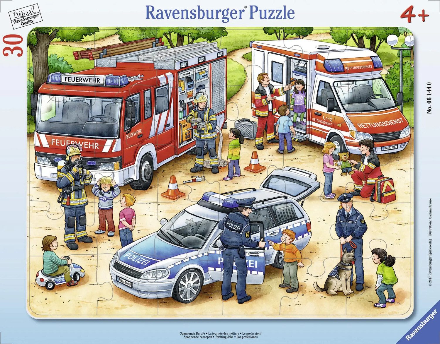 Ravensburger Puzzle Spannende Berufe. Kinderpuzzle 30 günstig online kaufen